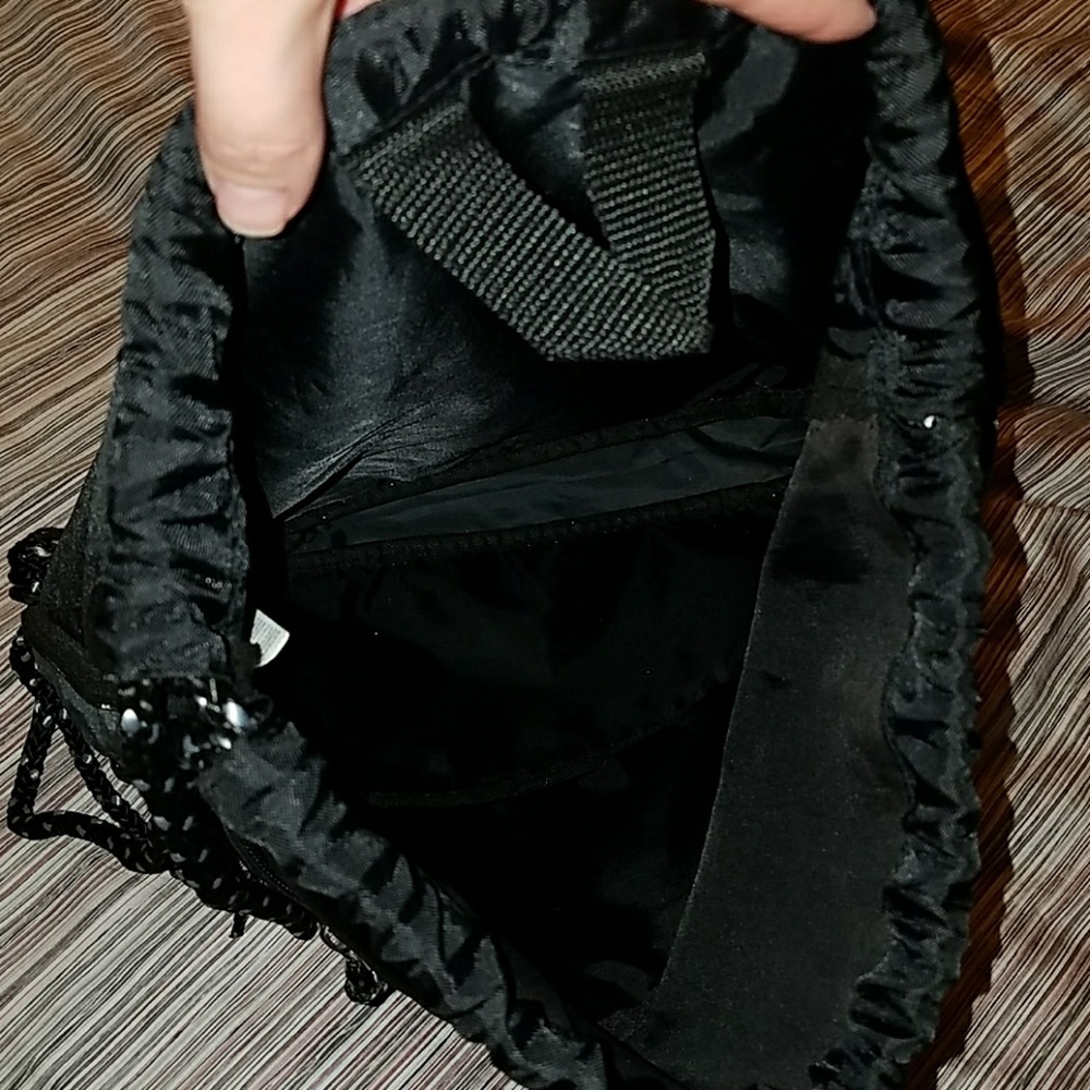 Black Drawstring Bag - Picture 5 of 5
